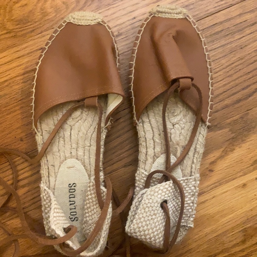 Soludos leather espadrille